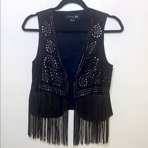Western Vest with fringe
